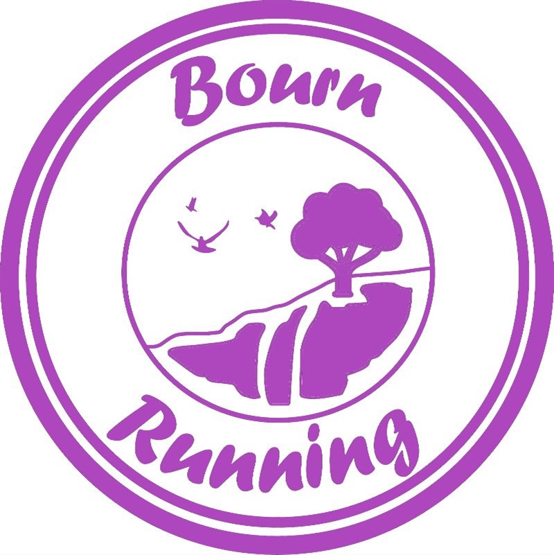 Bourn Running logo magenta